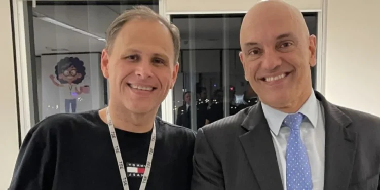 Eduardo Tagliaferro (à esquerda) foi assessor do ministro Alexandre de Moraes • 25/05/2024 - Reprodução/Instagram/edutagliaferro