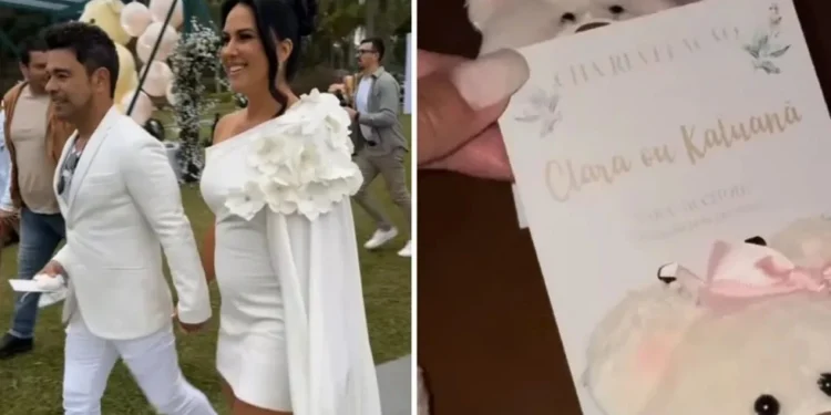 Zezé Di Camargo e Graciele: chá revelação e casório tiveram música personalizada