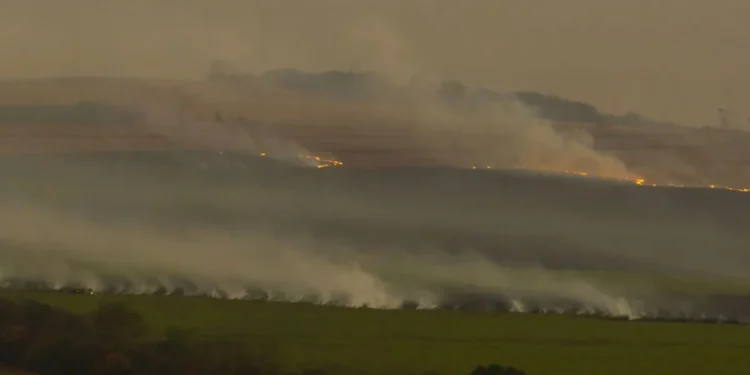 Alerta máximo para queimadas atinge 48 cidades paulistas