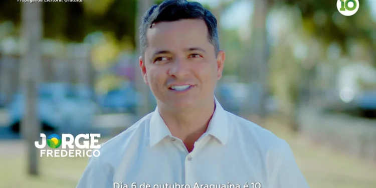 "Vamos ousar, pensar grande, colocar Araguaína em destaque na economia nacional", disse Jorge ao firmar compromisso em seu primeiro programa eleitoral