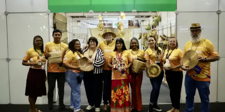 O grupo Tambores do Tocantins se apresentou durante o 8° Salão Nacional do Turismo - Kadu Souza/Governo do Tocantins
