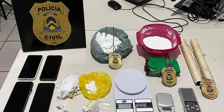 Em Palmas, Polícia Civil prende homem por tráfico e desarticula mini laboratório de processamento de entorpecentes