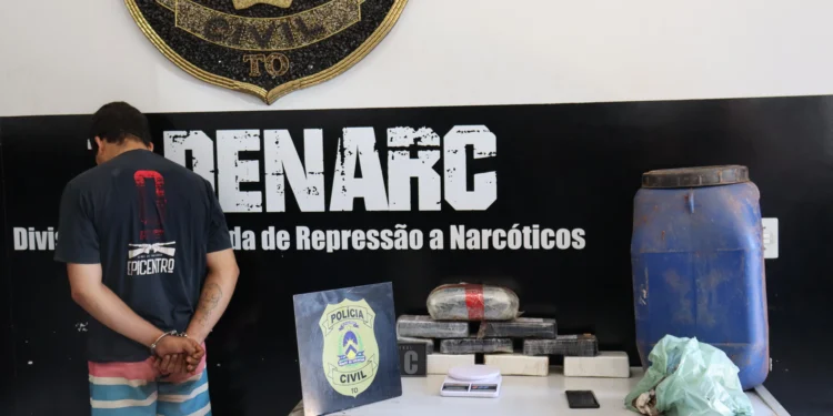 Operação Protetor: Polícia Civil prende homem por tráfico de drogas em Palmas