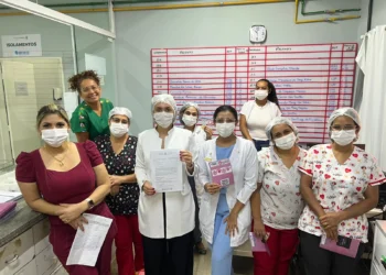 Ação de orientação foi direcionada a médicos, enfermeiros e técnicos de enfermagem