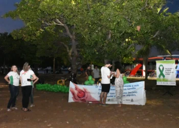 A mobilização ocorreu na praia da graciosa em alusão ao Dia Nacional do Doador de Órgãos, comemorado dia 27  - Ananda Santos - Governo do Tocantins