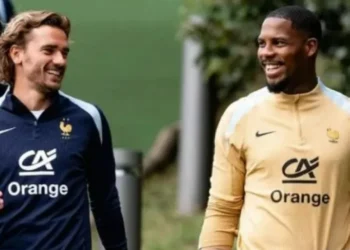 Jogadores da França em treinamento para jogo da Liga das Nações • Reprodução/Instagram