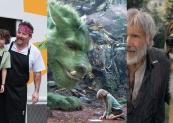 Cenas de "Chef" (2014), “Meu Amigo, O Dragão” (2016) e “O Chamado da Floresta” (2020) • Reprodução