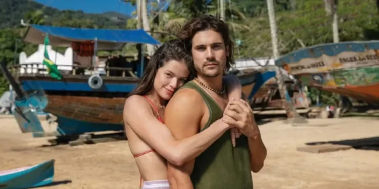 Agatha Morera e Nicolas Prattes como Luma e Rudá • Globo/Manoella Mello