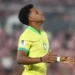 Rodrygo durante confronto do Brasil contra o Paraguai • Christian Alvarenga/Getty Images