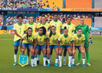 Seleção Feminina na Copa do Mundo Sub-20 • Foto: Divulgação/ CBF