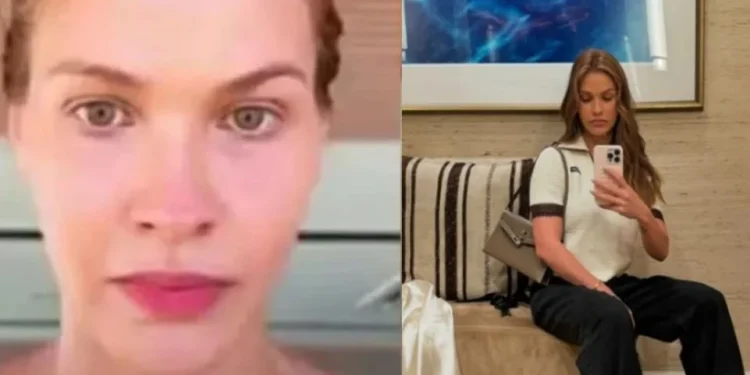 Andressa Suita sofre acidente doméstico e faz alerta: “Usem película no box”