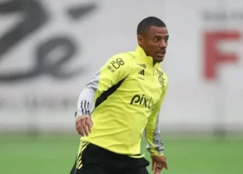 De La Cruz em treino do Flamengo • Foto: Gilvan de Souza/ Flamengo