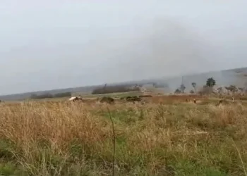 Confronto entre policiais militares e indígenas em MS • Reprodução