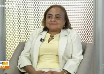 Lúcia Viana (PSOL) em entrevista ao JA1 — Foto: Reprodução/TV Anhanguera