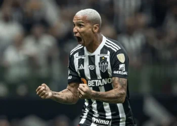 Deyverson comemora gol pelo Atlético-MG • Pedro Souza / Atlético