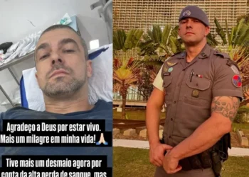 Renan Paes, de 35 anos, foi esfaqueado no braço durante uma tentativa de roubo • Reprodução/Redes sociais