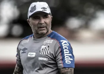 Sampaoli comandou o Santos em 2019 • Ivan Storti/Santos FC