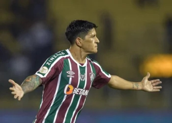 Germán Cano, do Fluminense • THIAGO RIBEIRO/AGIF - AGÊNCIA DE FOTOGRAFIA/AGIF - AGÊNCIA DE FOTOGRAFIA/ESTADÃO CONTEÚDO