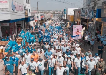 Mais de 10 mil pessoas acompanham caminhada do candidato Jorge Frederico e Wanderlei Barbosa pela avenida Cônego João Lima