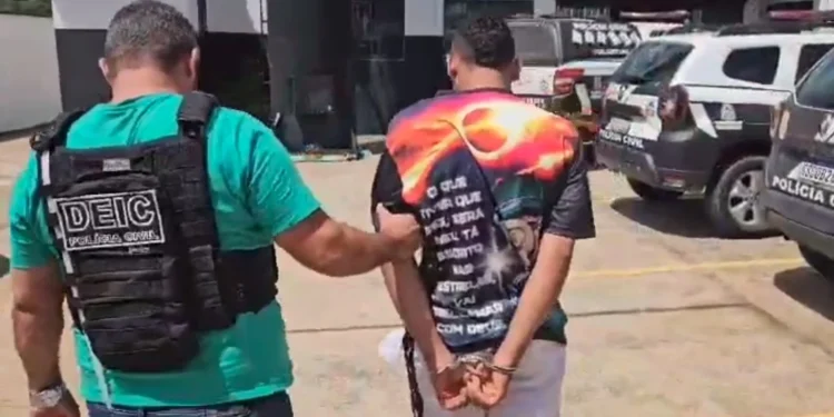 Autor foi preso no dia 26 de dezembro do ano passado, na zona rural de Pium - Divulgação PCTO