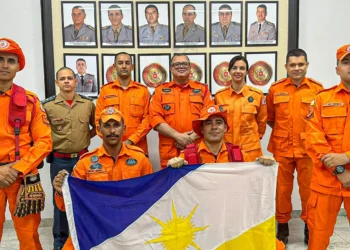 Bombeiros militares são recebidos pelo Comando Geral do CBMTO após chegarem da Operação Pantanal