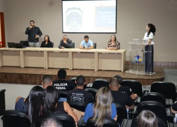 Esse é o primeiro encontro que celebra a parceria conjunta entre a Seciju e a Seduc na oferta da escolarização - Créditos: Thayllor Negre/Governo do Tocantins