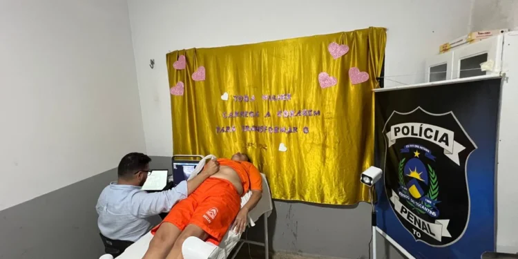 Custodiadas e servidoras da Unidade Penal Feminina de Ananás recebem ação em alusão ao Outubro Rosa