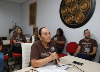 A gerente de Acervos e Patrimônio Histórico, Artístico e Cultural, Alline Alves