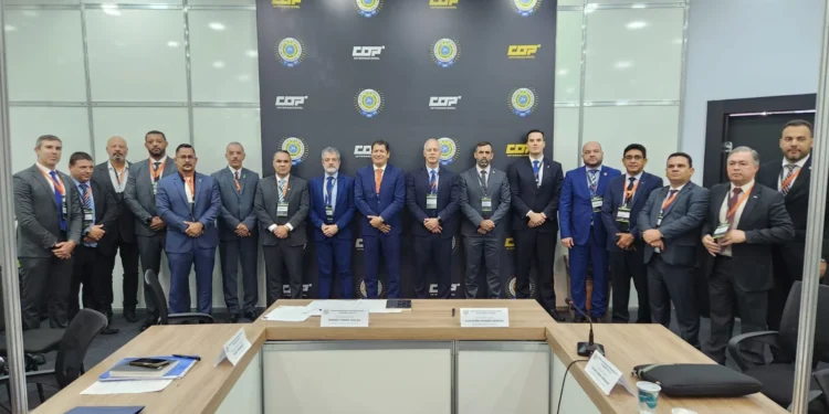 Representando a SSP, secretário executivo Reginaldo de Menezes destacou a importância de eventos como o COP Internacional para o fortalecimento e aprimoramento da segurança pública no Tocantins - Foto: Divulgação/SSP