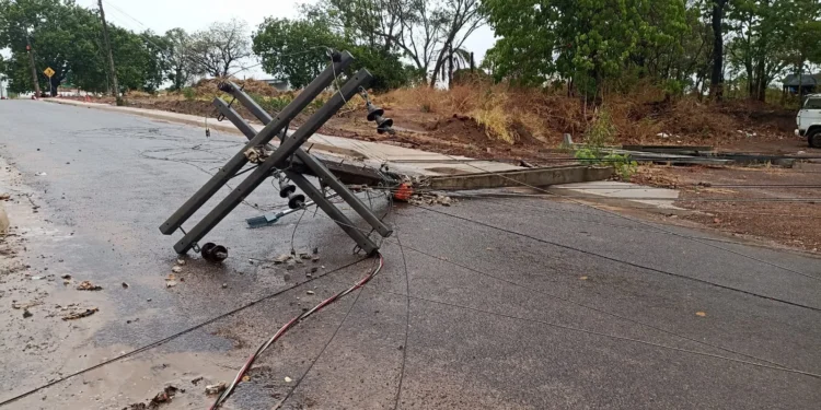 No domingo de eleições: Tocantins registra cerca de 72 mil raios e 50 postes danificados em todo o estado