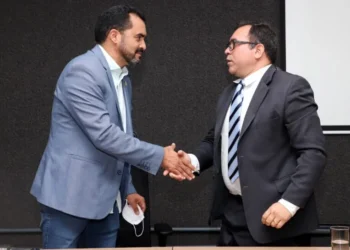 No dia 25 de outubro de 2021 o secretário Wlademir Mota assumiu a SSP/TO em cargo confiado pelo governador Wanderlei Barbosa - Washington Luís/Governo do Tocantins