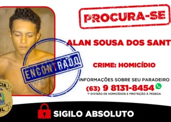 Suspeito se apresentou na Delegacia onde foi preso em cumprimento a mandado de prisão - Dicom SSP/TO