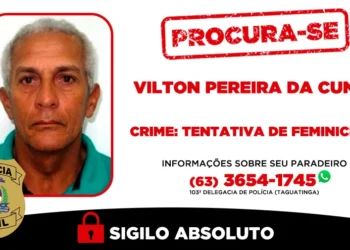Quem souber de informações sobre seu paradeiro, pode acionar a 103ª Delegacia de Polícia de Taguatinga pelo telefone (63) 3654-1745 - Dicom SSP/TO