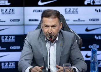 Augusto Melo, presidente do Corinthians • Rodrigo Coca/Agência Corinthians