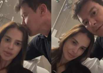 Rodrigo Faro pede orações após sua esposa Vera Viel descobrir nódulo na coxa. • Instagram/Rodrigo Faro