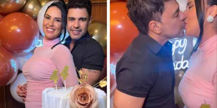 Zezé Di Camargo posta declaração de amor em aniversário de Graciele Lacerda
