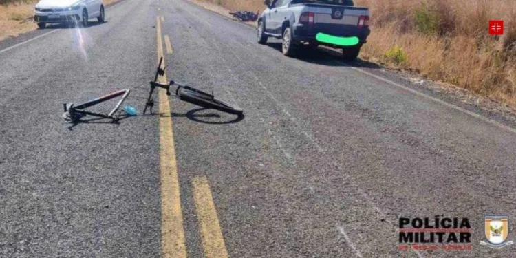 Criança de 12 anos morre em acidente de bicicleta em rodovia mineira