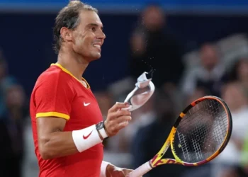 Rafael Nadal na Olimpíada de Paris • Foto: Clive Brunskill/Getty Images