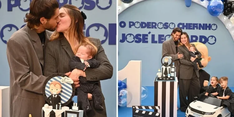 Virginia e Zé Felipe celebram 1 mês de José Leonardo: “Chefinho da casa”