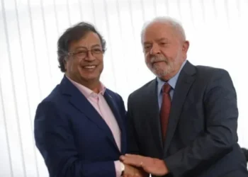 Petro recebeu uma mensagem de Lula em solidariedade pelo processo do qual o colombiano é alvo • 14/08/2024 - REUTERS/Adriano Machado