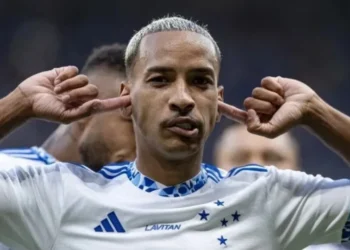 Matheus Pereira pelo Cruzeiro no Mineirão, pelo Campeonato Brasileiro • Assandra Torres / Cruzeiro