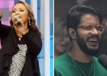 Bruna Karla e Gabriel Guedes são nomes do gospel nacional — Foto: Ricardo Moreira / G1 e Reprodução/Instagram