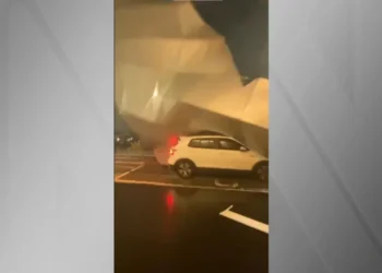 Chuva causa estragos na capital paulista no início da noite desta sexta-feira (11) • Reprodução