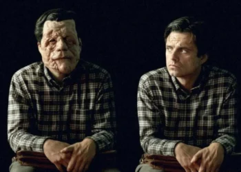 Adam Pearson e Sebastian Stan estrelam a dramédia que será lançada na Mostra de Cinema de São Paulo 2024 • Reprodução