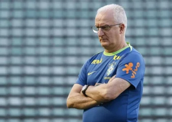 Dorival Júnior em treino pela Seleção Brasileira • Rafael Ribeiro/CBF