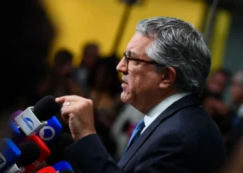 Ministro-chefe da Secretaria de Relações Institucionais da Presidência da República, Alexandre Padilha • 09/05/2024 - Marcos Oliveira/Agência Senado