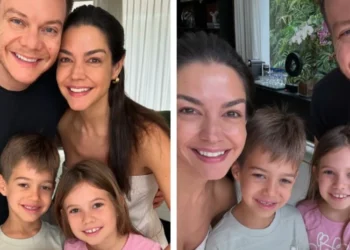 Michel Teló, Thais Fersoza e os filhos Melinda e Teodoro • Instagram/ Michel Teló e Thais Fersoza