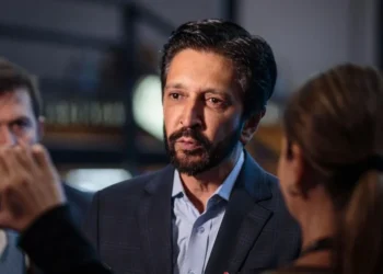 Ricardo Nunes, prefeito de São Paulo e candidato à reeleição pelo MDB • Jardiel Carvalho/Picture Alliance via Getty Images