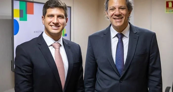 Haddad recebe João Campos para tratar de metas fiscais no Recife
