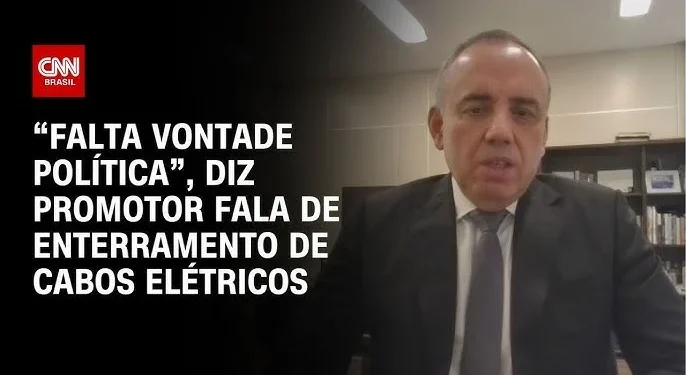 “Falta vontade política”, diz promotor fala de enterramento de cabos elétricos